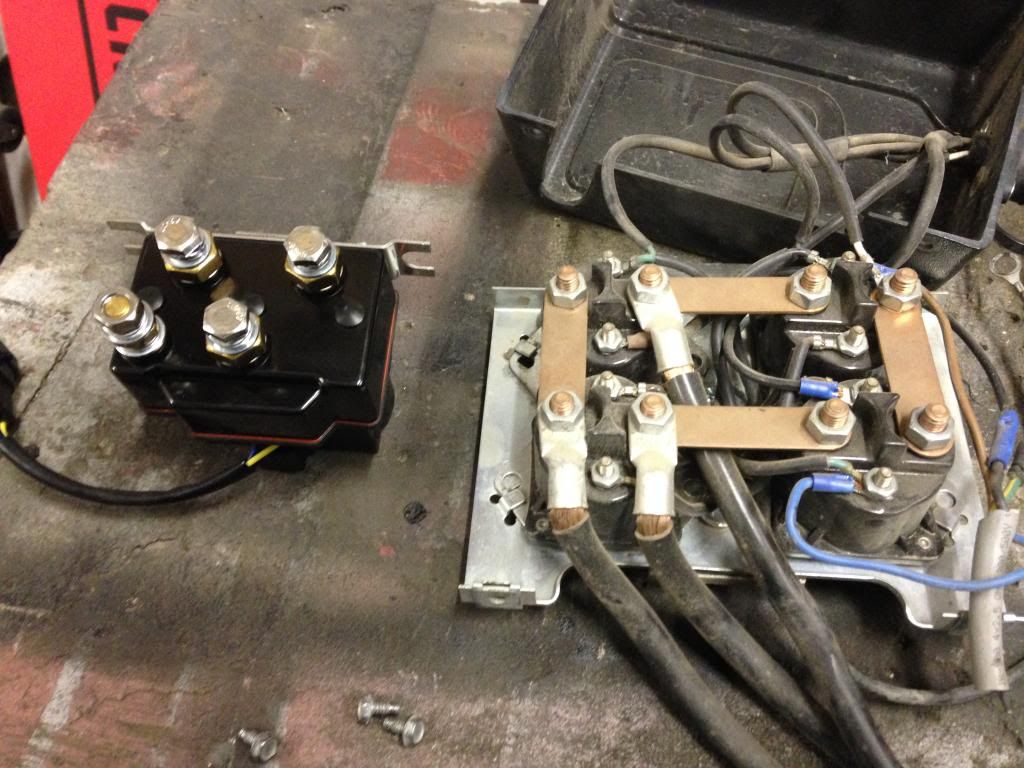 Custom winch wiring